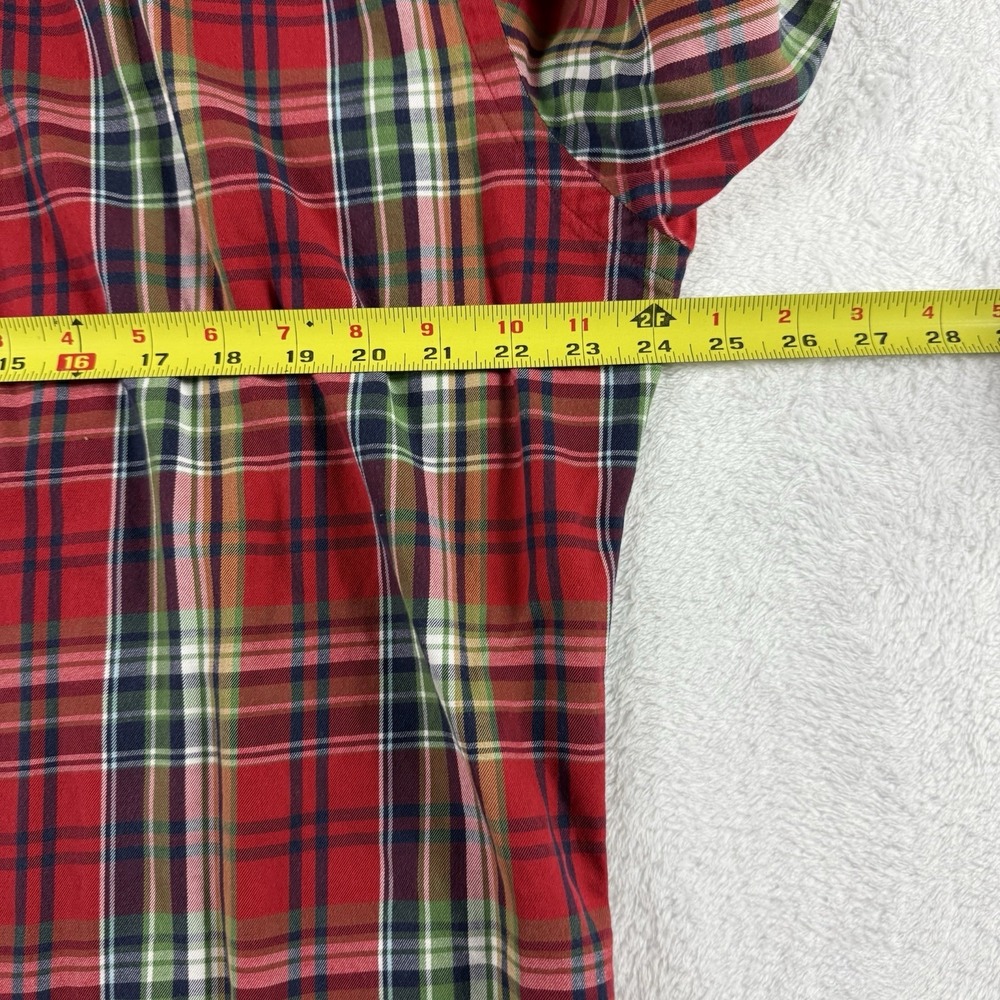 Ralph Lauren Shirt Mens Large Red Plaid Button Down Pony Classic Fit Preppy - Picture 11 of 14